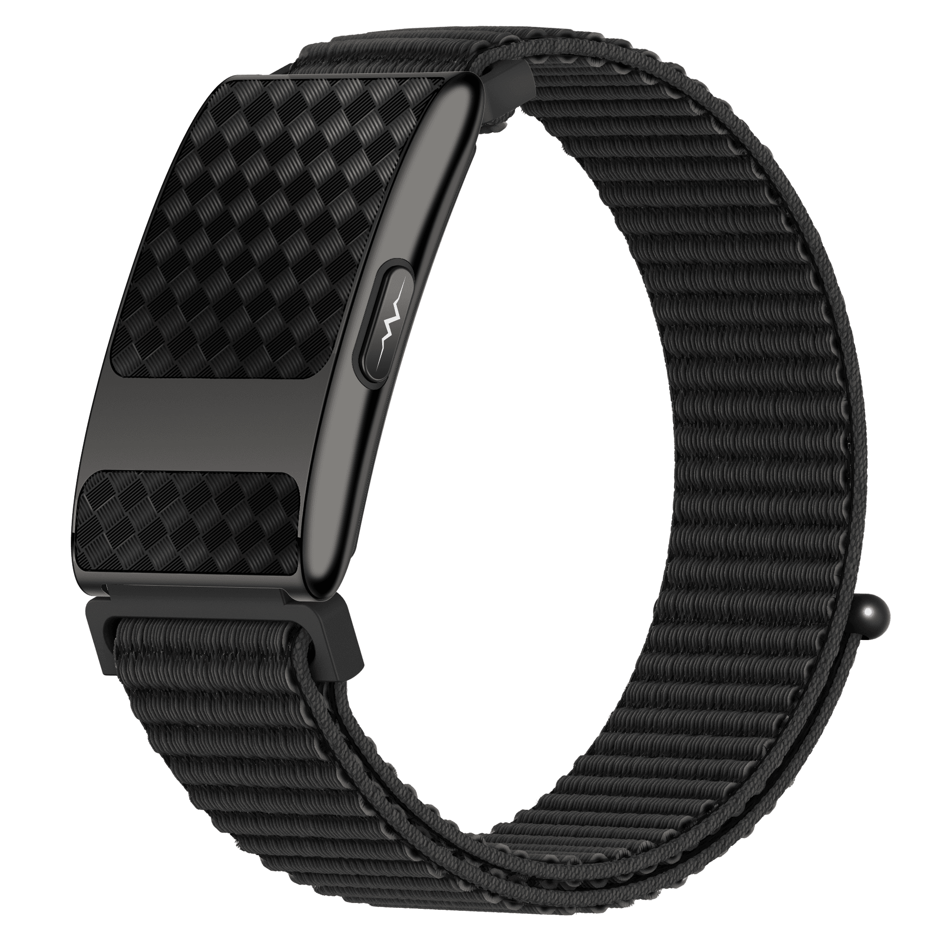tk35_10_3 TK35Pro screen-free ECG wellness bracelet with black woven strap
