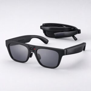 12MP 4K AI smart glasses for wholesale vlogging and translation