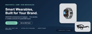 SmartByHJ OEM and ODM smartwatches and AI glasses for B2B buyers